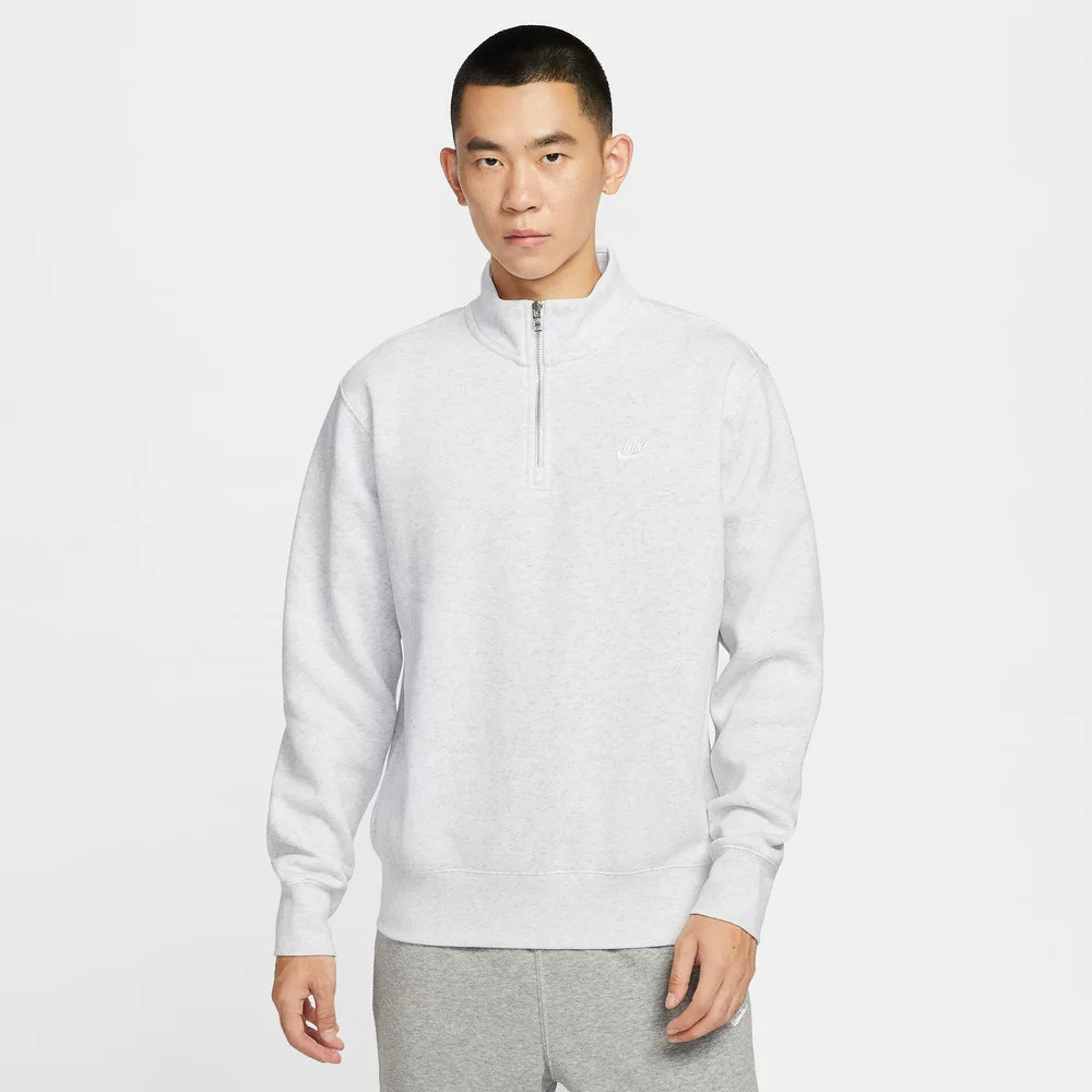 Nike耐克男装2026冬新款CLUB BB HZ TOP半拉链抓绒套头卫衣FN3865