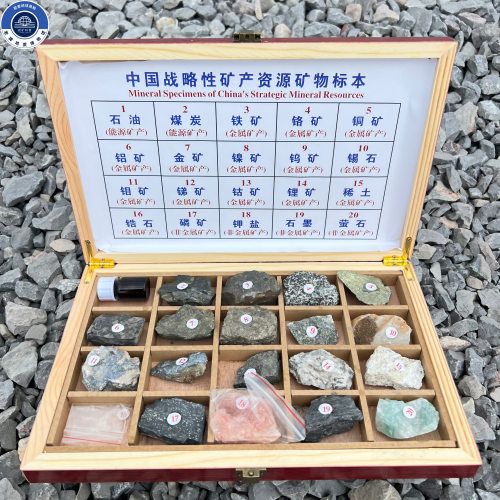 20种中国战略矿产资源矿物石标本