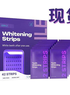 Purple eeth Whitening Strips 牙贴 清洁牙齿污垢身体护理套装