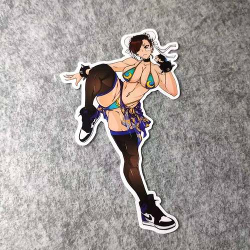 春丽二次元日漫痛车贴老婆酱街霸