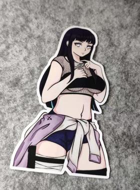 二次元日漫改装痛车摩托贴电动车老婆酱侧窗JDM烫画D1894