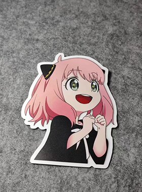 卡通卡哇伊美女日漫划纹贴摩托贴车贴画动漫二次元烫画D2946