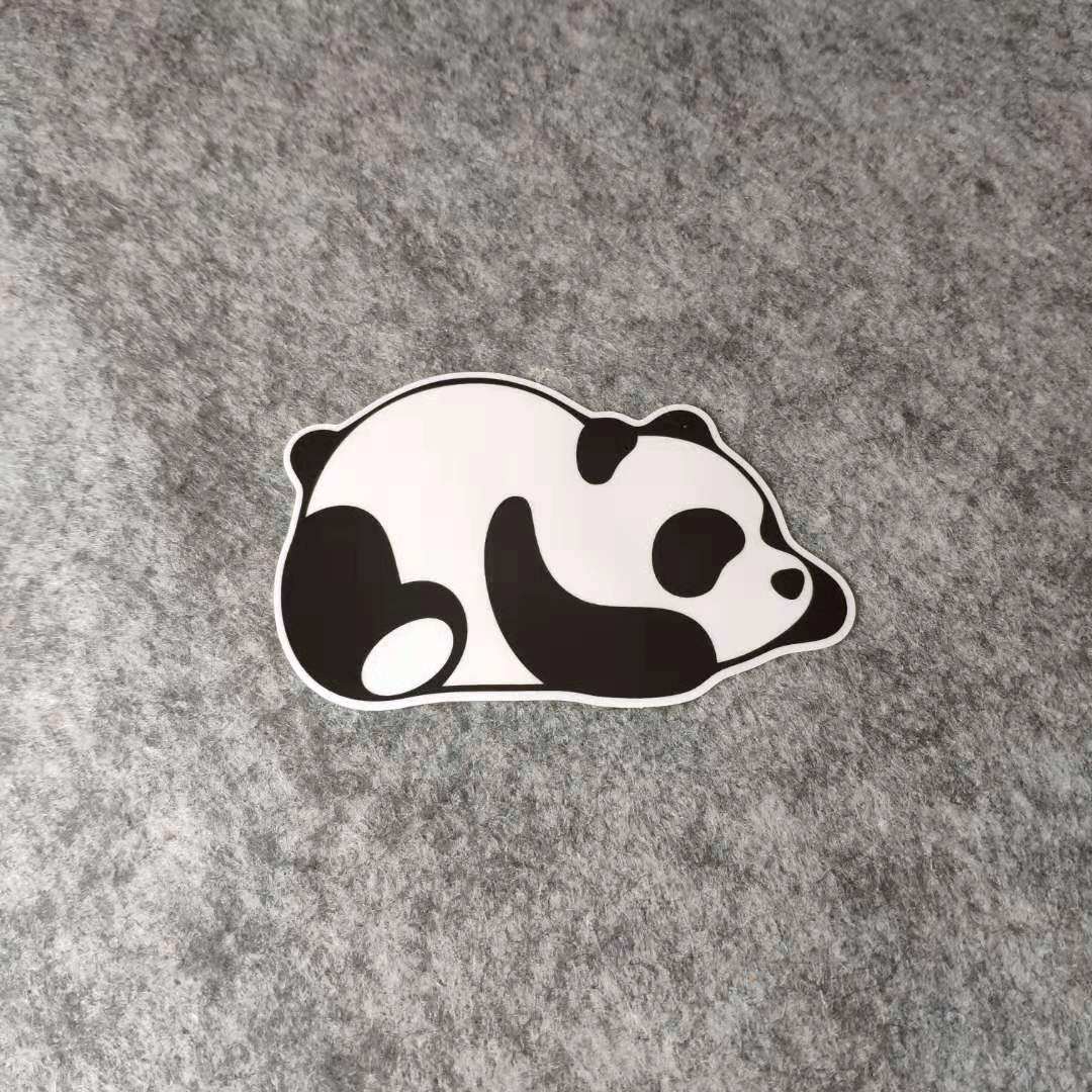 个性贴潮流改装汽车贴摩托贴纸搞笑jdm熊猫划纹改装车贴d932