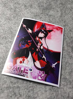 暗黑魔女二次元潮流改装机车摩托贴滑板卡通遮痕个性车贴D2157