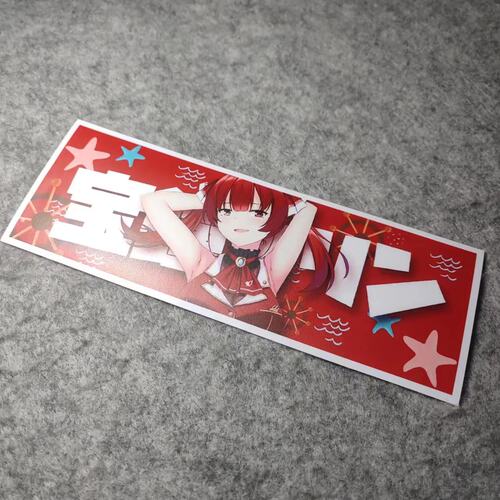 二次元性感美女划纹贴画个性摩托
