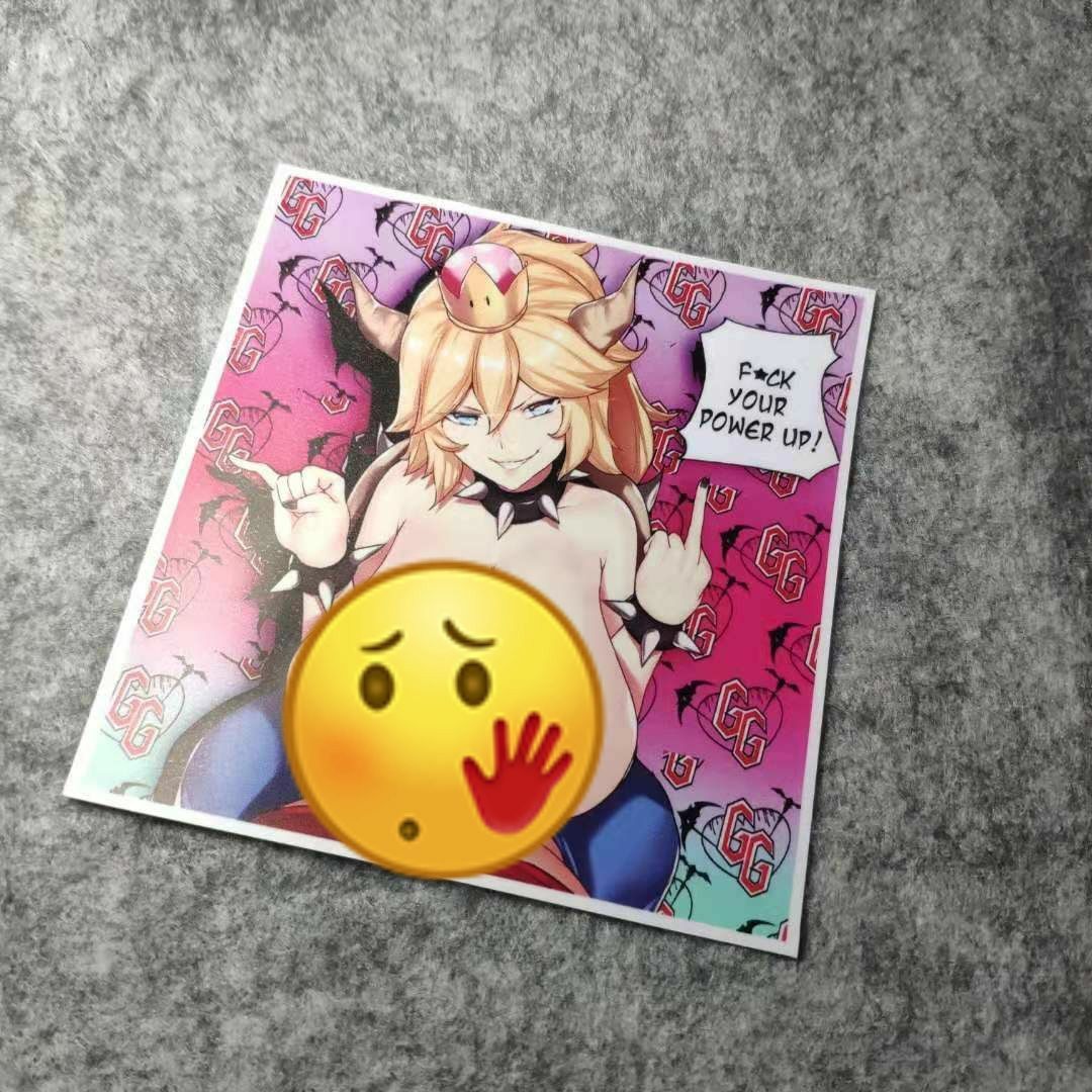 潮流改装二次元动漫划侧窗贴纸