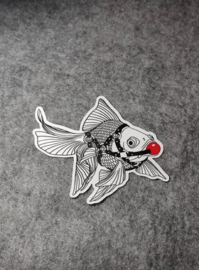 小豪爵other/其他划纹贴摩托贴卡通车贴画动漫二次元烫画D2933