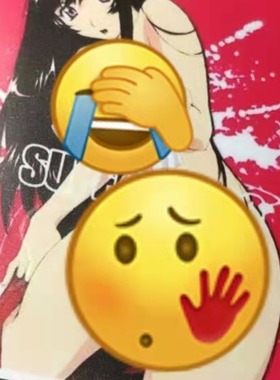 日系PVC潮流改装二次元动漫汽车贴摩托贴纸侧窗划纹烫画D1379