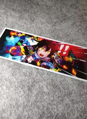 日系PVC汽车摩托改装车后窗痛车贴花HF二次元划纹遮盖D1835