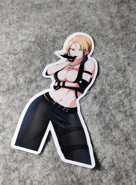 动漫二次元老婆酱改装汽车摩托动漫反光贴贴纸痛车小窗车贴D2402