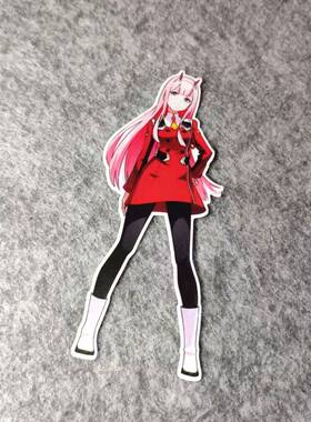 潮流改装二次元动漫汽车贴摩托贴纸侧窗二次元划纹烫画D1792