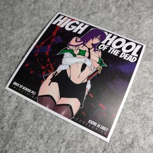 车贴D2067 车机车摩托贴滑板卡通遮痕个性 二次元 海报日漫女改装