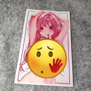 二次元日漫改装痛车摩托贴电动车老婆酱侧窗PVC烫画D1944