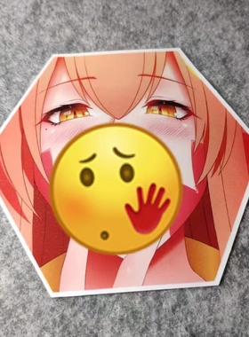 卡圖圖車通车贴画动漫日漫烫画划纹贴二次元性感美女摩托贴D1875