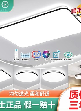雷士照明客厅吸顶灯官方旗舰店现代简约广东中山灯具全屋2025新款