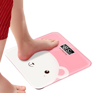 宝岚卡通熊电子健康体重秤 人体秤迷你秤成人体重称新品