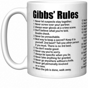 新品 杯子 Gibbs_sRules吉布斯规则陶瓷马克杯子可制定个性