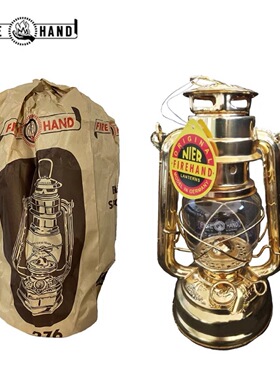 国产火手新品德国FeuerHand276火手灯老式煤油灯露营油灯复古马灯