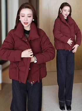 香港代购时尚短款羽绒棉服女冬季新款加厚保暖棉衣外套棉袄外套潮