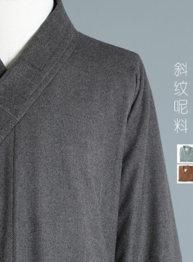秋冬季出家师父长褂加厚棉衣