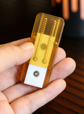 Pei双层密集桃片叮叮机械推牌EDC成人解压玩具减压神器