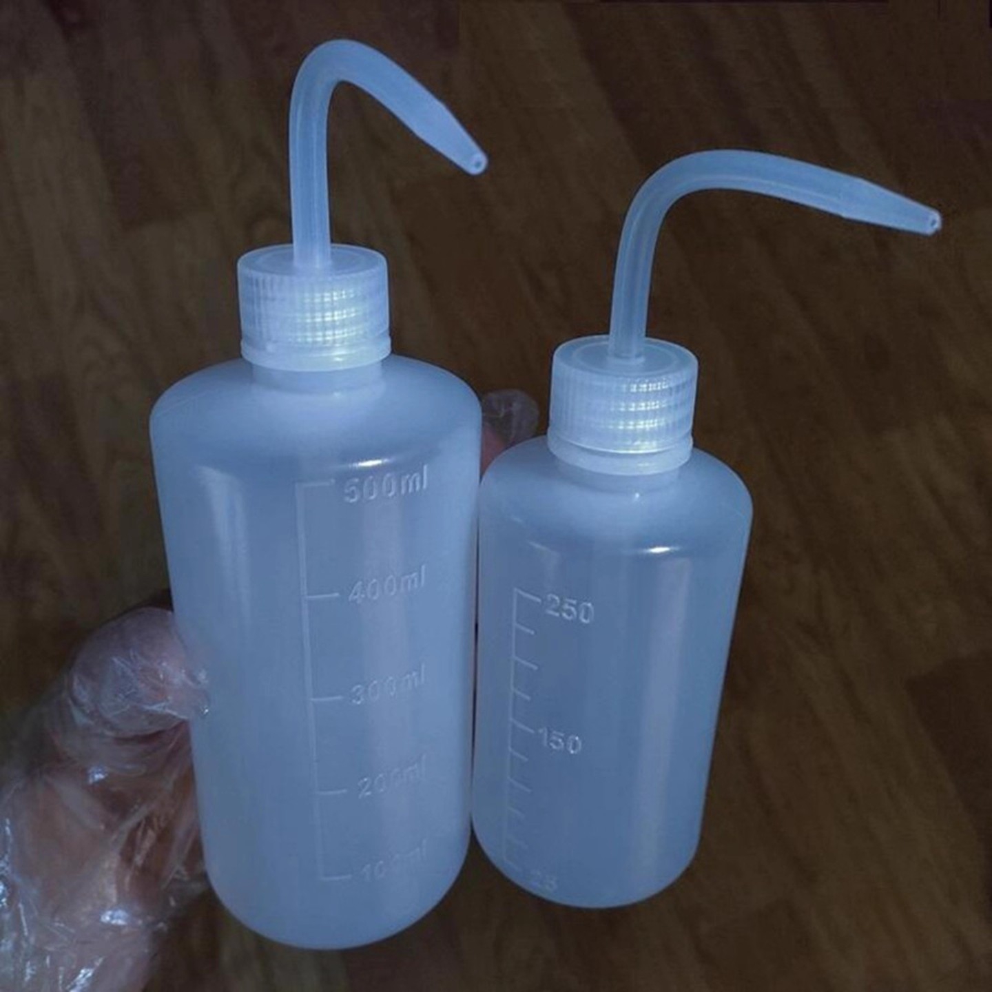 隐形眼镜冲洗护理尖嘴弯头液体酒精多肉浇花挤压分装塑料瓶壶包邮