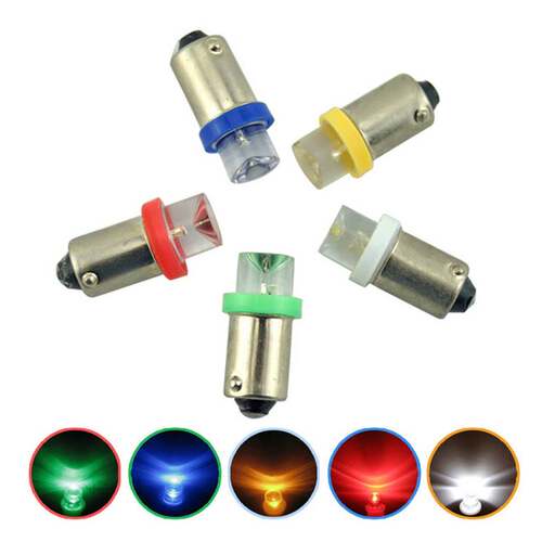 汽车LED灯BA9S灯泡普桑BA9S行车灯泡 牌照灯LED示宽灯6SMD小灯k3