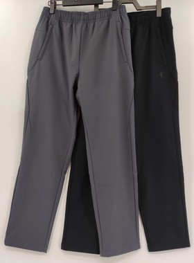 乔丹正品23年冬新款梭织加厚加绒EYK43231724直筒运动休闲长裤男