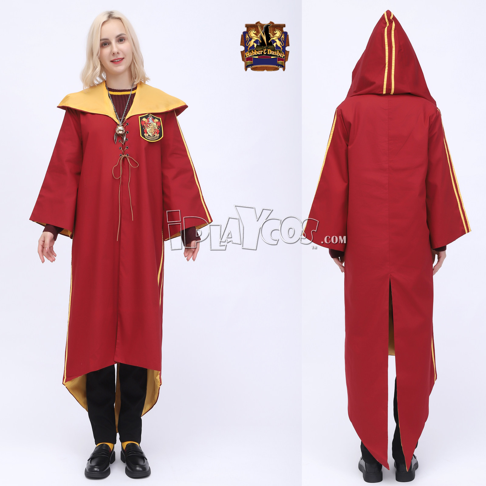 春秋季长款风衣外套 魔法学校魁地奇球衣球服比赛服装长袍