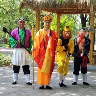 西游记服装道具全套演出服成人唐僧师徒四人孙悟空猪八戒沙僧
