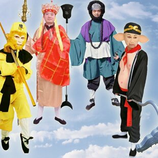 西游记服装孙悟空演出服猪八戒套装唐僧沙僧表演服全套年会节目装