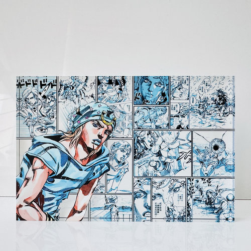 JOJO的奇妙冒险飙马野郎周边乔尼动漫谷子二次元立牌亚克力砖摆件