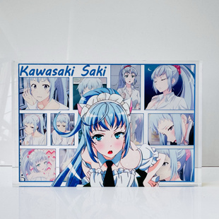 我的青春恋爱物语果然有问题川崎沙希动漫周边摆件立牌亚克力砖