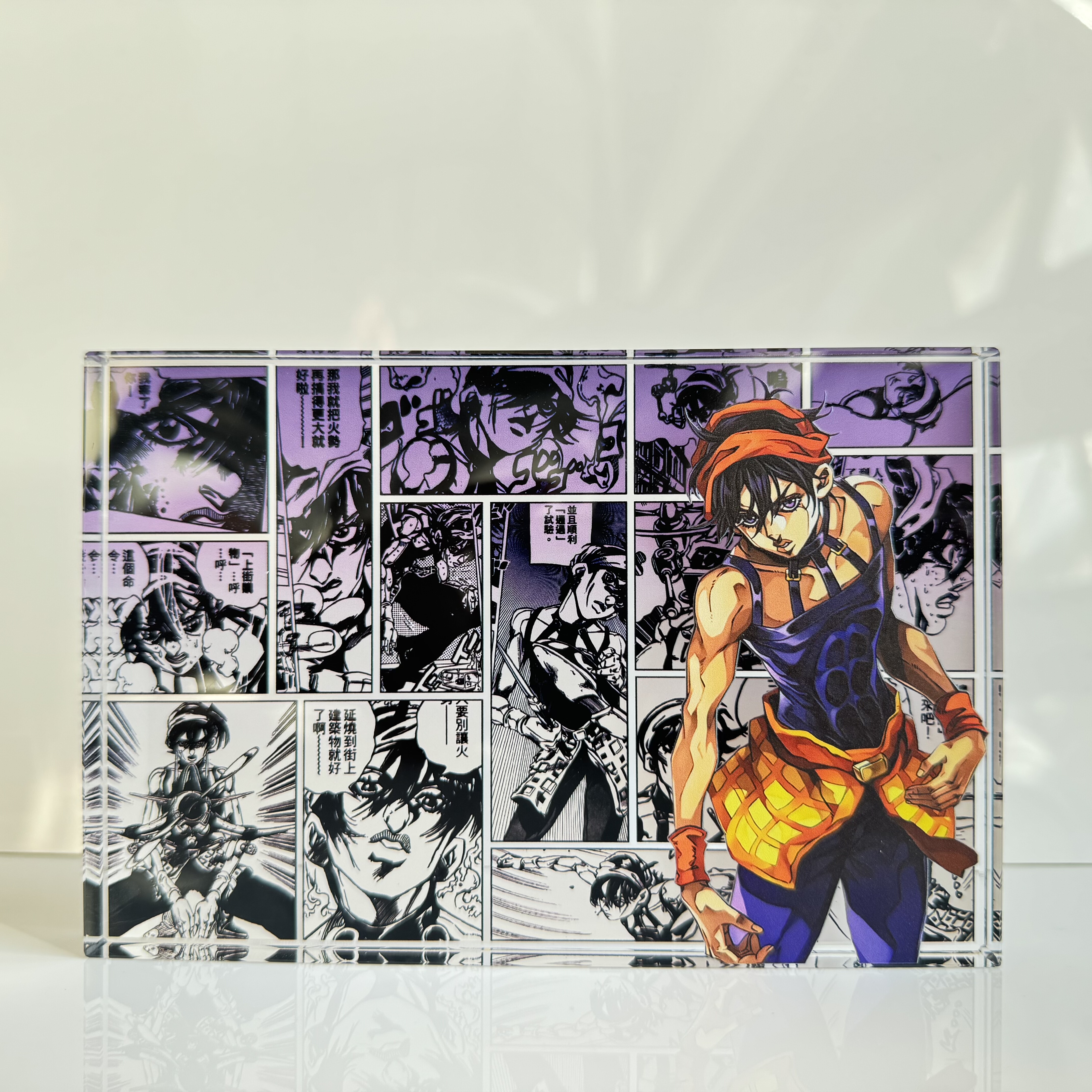 纳兰迦jojo的奇妙冒险黄金之风动漫周边二次元立牌亚克力水晶砖