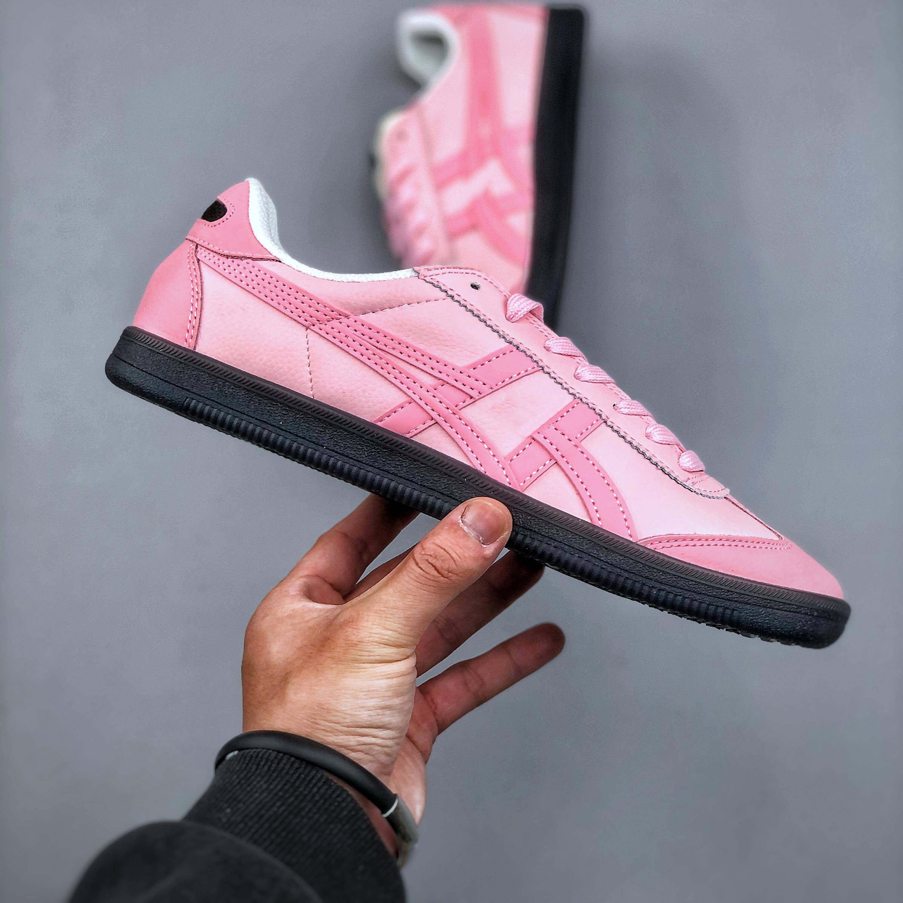 2026年新款百搭粉色少女巨好看出片德训鞋日系老虎鞋巨美运动板鞋,女鞋,时尚休闲鞋,淘宝优惠券,粉丝福利购,淘宝优惠卷