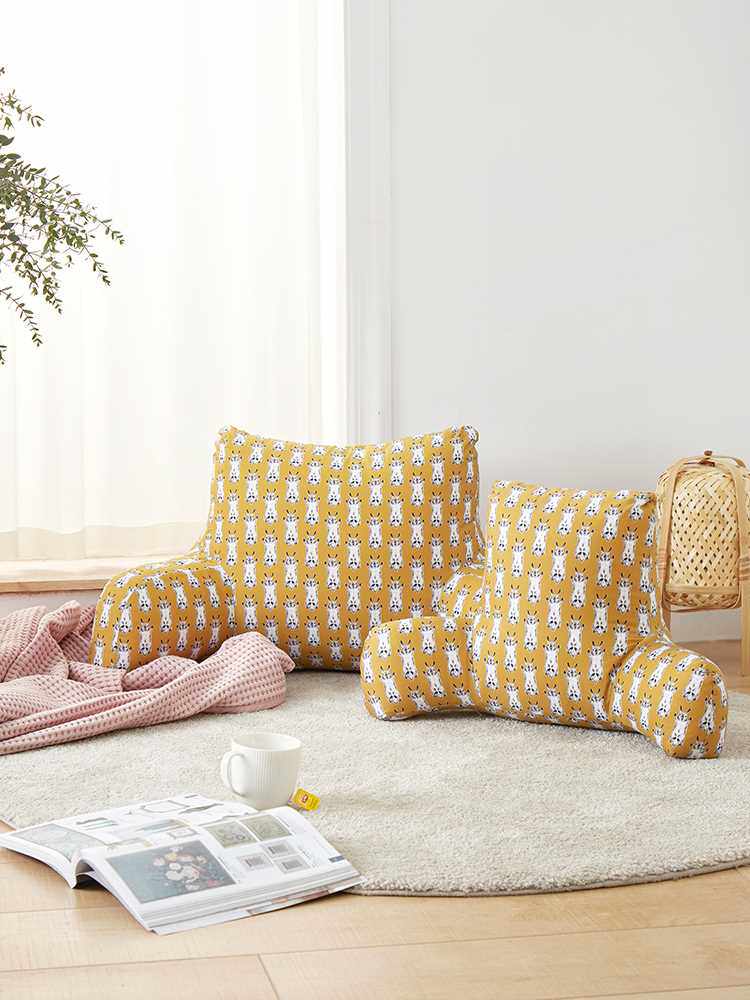 阳春小镇护腰靠垫卧室床头大靠背沙发抱枕床上腰靠办公室靠枕腰枕