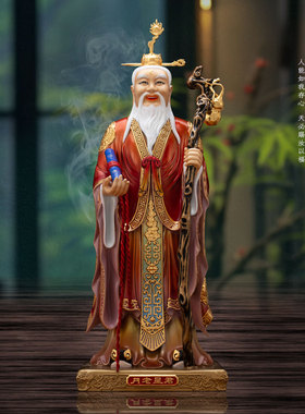 铜彩绘月老星君神像摆件热销