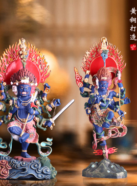 秽迹金刚铜像佛堂供奉摆件
