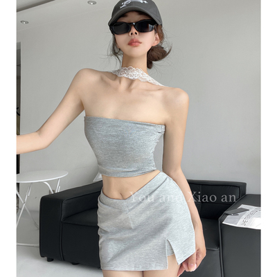 美式辣妹性感低腰包臀裙女夏丰胯修身显瘦百搭a字半身裙短裙裤子