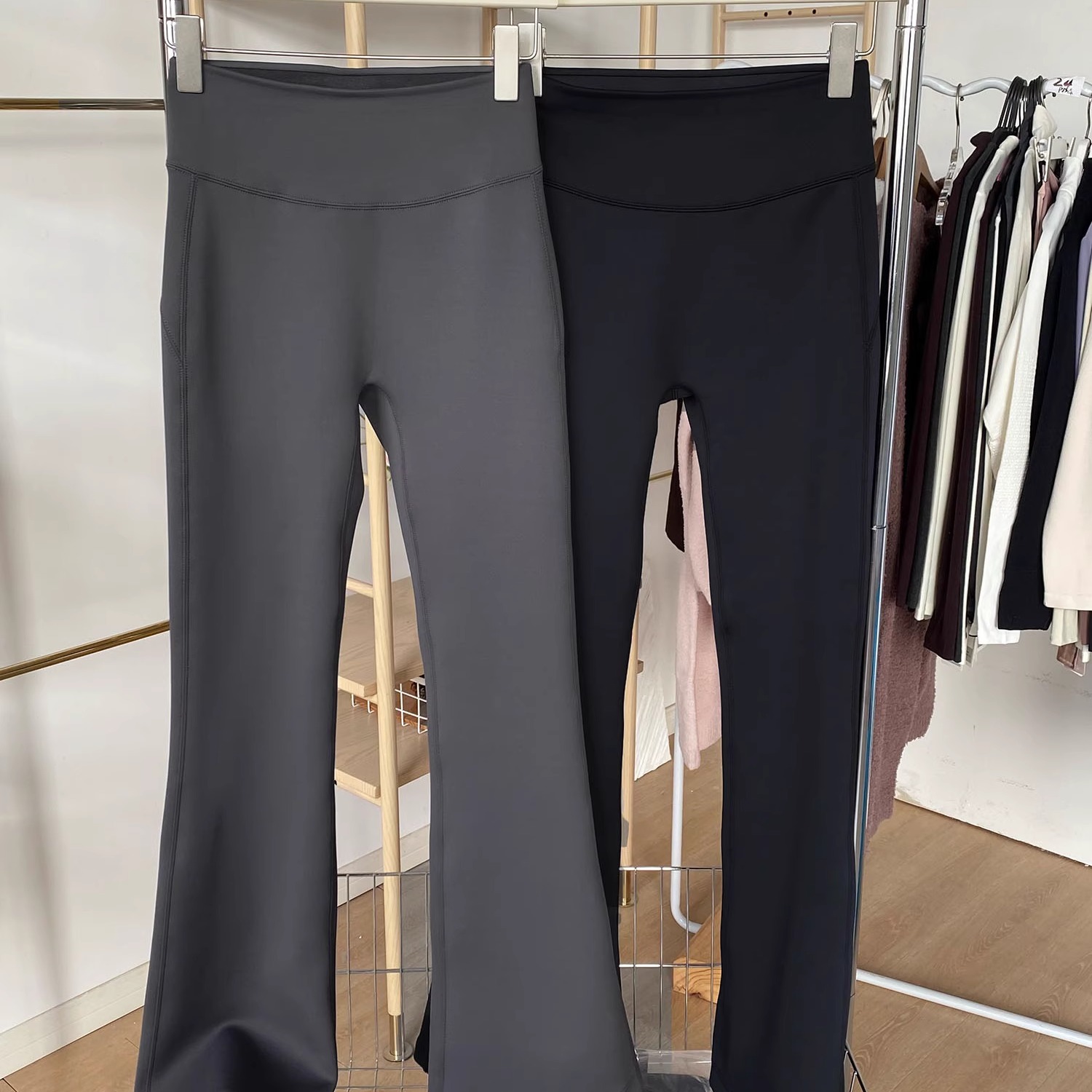 秋冬加绒遮肉保暖瑜伽裤收腹提臀