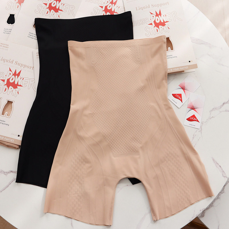 液体氨纶莱ka混纺5d立体提臀高腰塑身内裤无痕束腰收肚子美体裤