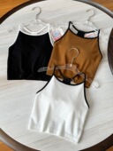 无缝四面弹一体杯养肤撞色运动背心女生瑜伽健身跑步美背吊带上衣