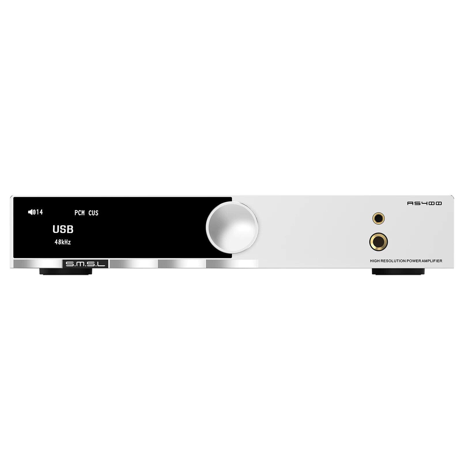 SMSL双木三林AS400 165W*2蓝牙大功率放大器HIFI音频解码器耳放