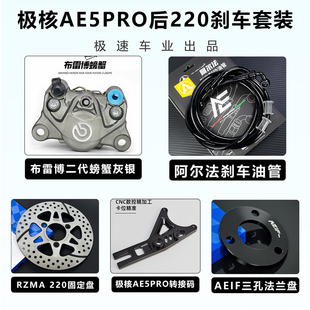 正品 九号M395C AE4 E300P Brembo布雷博小螃蟹卡钳适用极核AE5