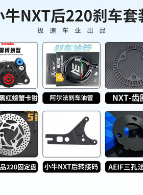 Brembo布雷博三代螃蟹卡钳适用25款小牛NXT前后刹车改装水鸟对四