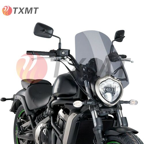 适用 川崎 小火神 Vulcan S 650 改车加高 前风挡 挡风玻璃挡风镜