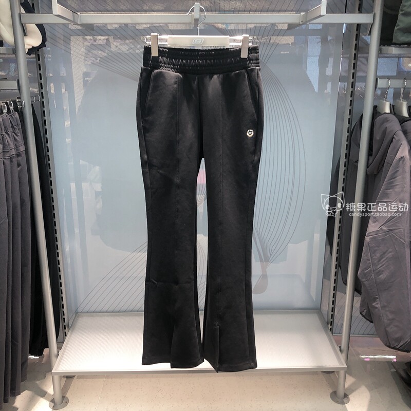 正品代购斯凯奇女秋冬新年经典时尚舒适百搭针织运动长裤L125W006