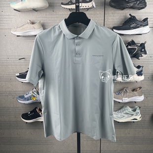 skechers斯凯奇26男透气舒适翻领轻便休闲POLO衫T恤短袖P226M109