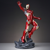 钢铁侠手办模型MK43摆件复仇者联盟漫威树脂雕像生日礼物高53CM