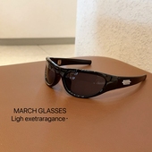 骑行发箍太阳眼镜 gm女潮高级感方圆脸美式 jennie同款 墨镜2024新款